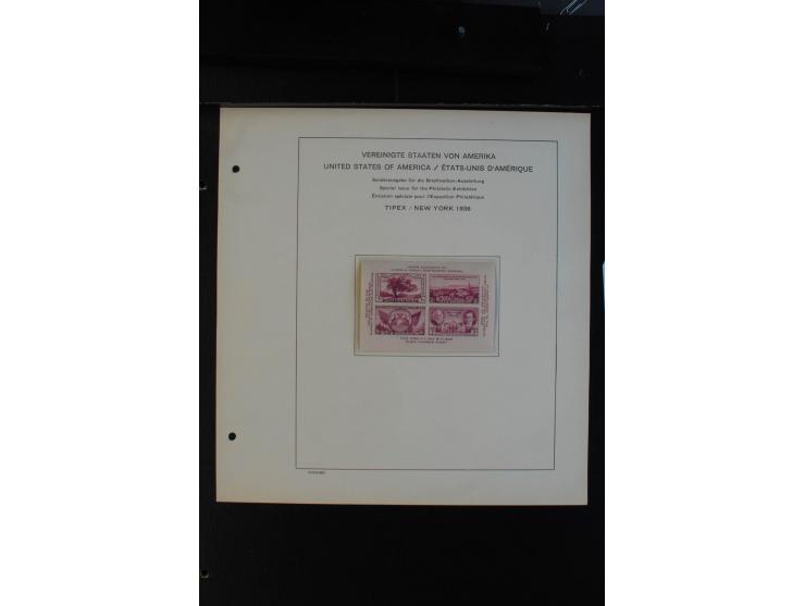 1851/1962, gestempelte Sammlung mit mittleren Ausgaben auf Vordruckblättern