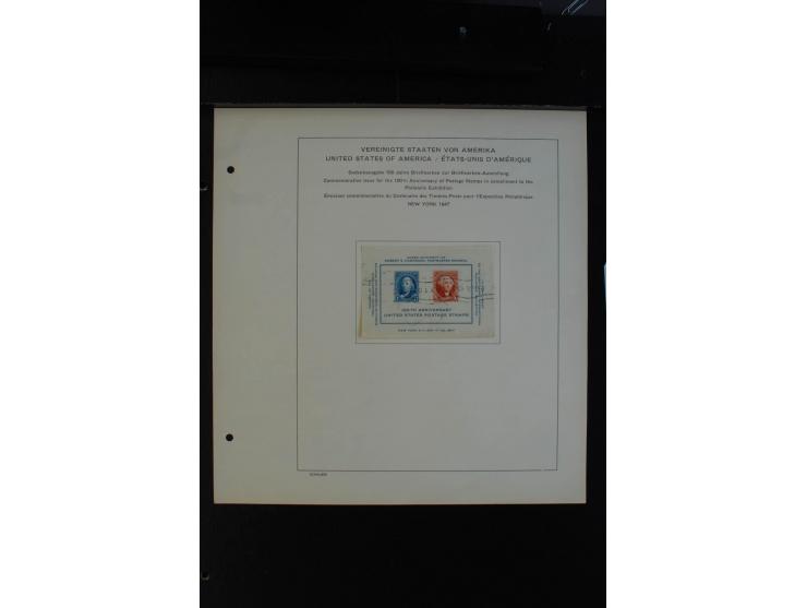 1851/1962, gestempelte Sammlung mit mittleren Ausgaben auf Vordruckblättern