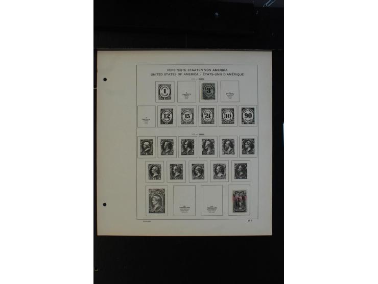 1851/1962, gestempelte Sammlung mit mittleren Ausgaben auf Vordruckblättern