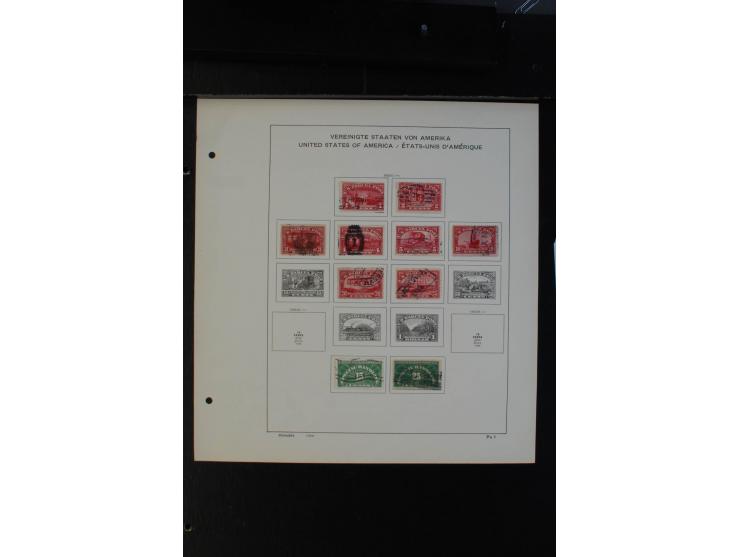 1851/1962, gestempelte Sammlung mit mittleren Ausgaben auf Vordruckblättern