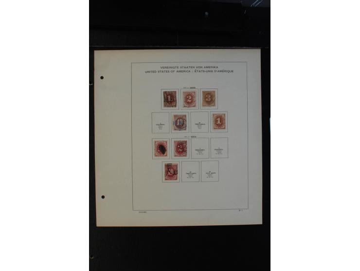 1851/1962, gestempelte Sammlung mit mittleren Ausgaben auf Vordruckblättern