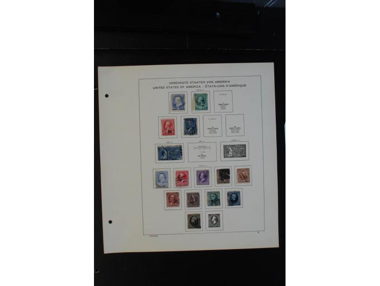 1851/1962, gestempelte Sammlung mit mittleren Ausgaben auf Vordruckblättern
