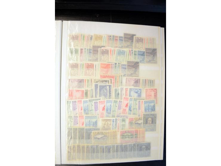 1896/1954, ungebrauchte und postfrische Partie besserer Ausgaben, dabei Österreich u.a. mit Dollfuß, Wipa-Block und Marken, F