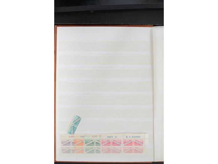 1919/50, vorwiegend ungebrauchte und postfrische Partie besserer Werte, dabei Italien Mi.-Nr. 97-98 postfrisch, 188-193 ungeb