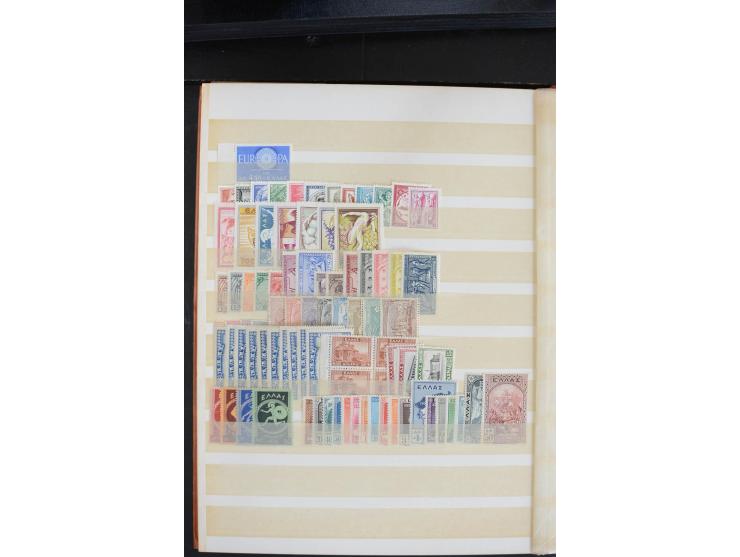 1925/53(ca.), ungebrauchte/postfrische und gestempelte Partie mit vielen besseren Ausgaben, dabei Belgien, Bulgarien, Luxembu