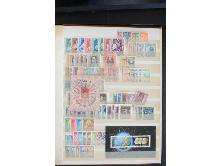 1925/53(ca.), ungebrauchte/postfrische und gestempelte Partie mit vielen besseren Ausgaben, dabei Belgien, Bulgarien, Luxembu