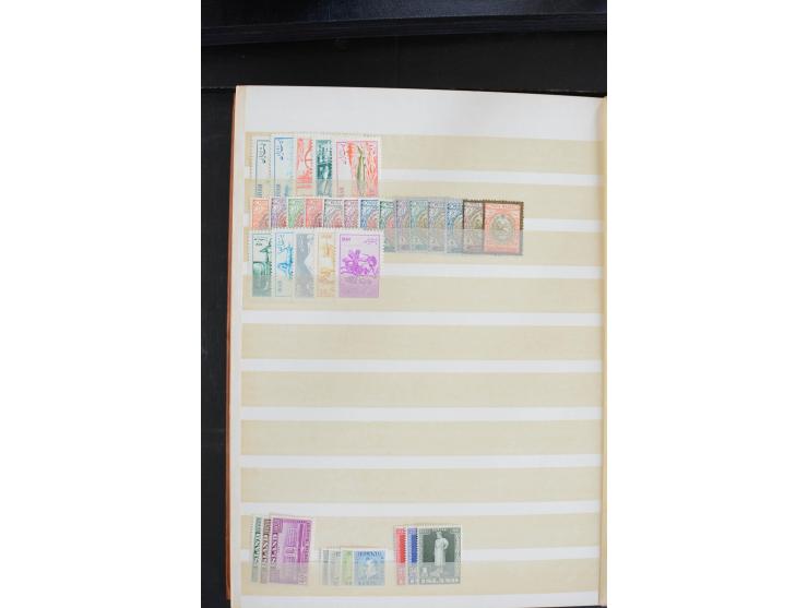 1925/53(ca.), ungebrauchte/postfrische und gestempelte Partie mit vielen besseren Ausgaben, dabei Belgien, Bulgarien, Luxembu