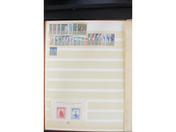 1925/53(ca.), ungebrauchte/postfrische und gestempelte Partie mit vielen besseren Ausgaben, dabei Belgien, Bulgarien, Luxembu
