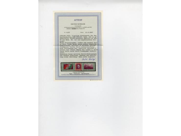 1860/1950 (ca.), ungebrauchte und teils postfrische kleine Partie Italienische Gebiete und etwas Schweiz, dabei u.a. Toskana 