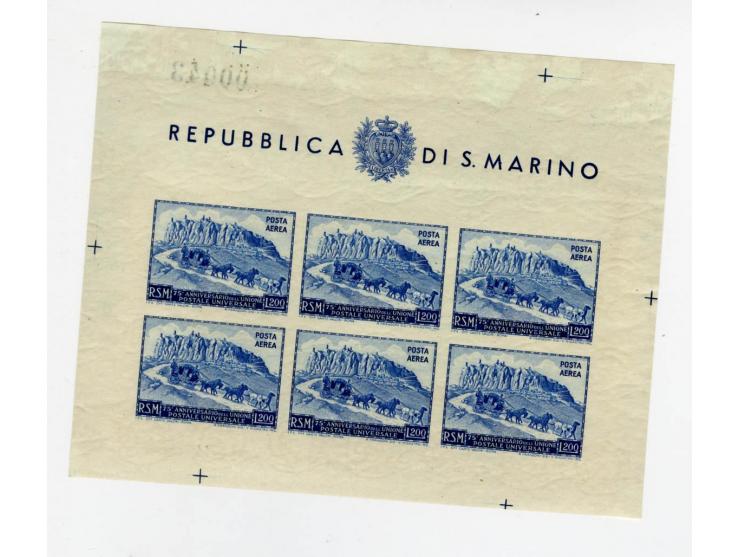 1860/1950 (ca.), ungebrauchte und teils postfrische kleine Partie Italienische Gebiete und etwas Schweiz, dabei u.a. Toskana 
