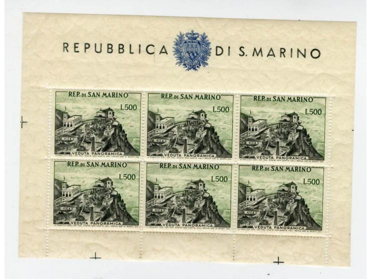 1860/1950 (ca.), ungebrauchte und teils postfrische kleine Partie Italienische Gebiete und etwas Schweiz, dabei u.a. Toskana 