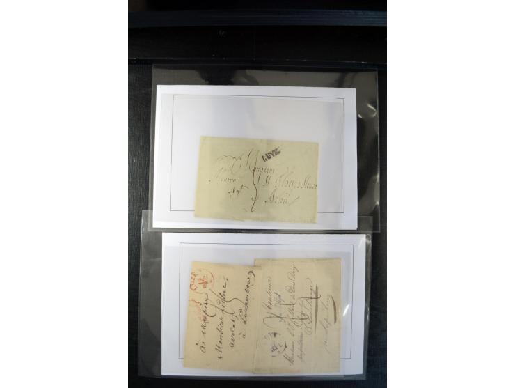 1740/1850 (ca.), rd. 60 Briefe nach Luxemburg, dabei einige Stücke an den österreichischen Gouverneur Graf Neipperg, alles be