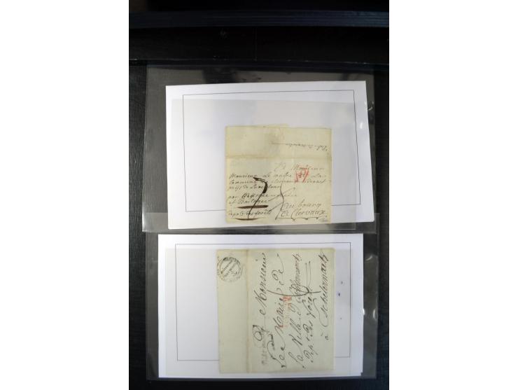 1740/1850 (ca.), rd. 60 Briefe nach Luxemburg, dabei einige Stücke an den österreichischen Gouverneur Graf Neipperg, alles be