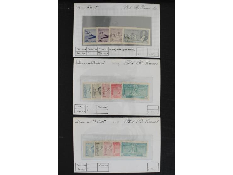 1870/1950 (ca.), kleine Partie besserer Werte und kpl. Ausgaben, viel Lateinamerike, u.a. Mexico Mi. 690 (2) und 698