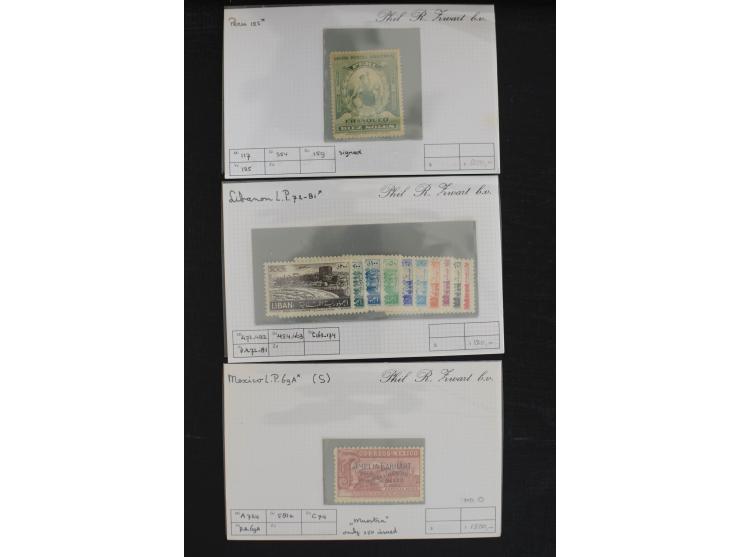 1870/1950 (ca.), kleine Partie besserer Werte und kpl. Ausgaben, viel Lateinamerike, u.a. Mexico Mi. 690 (2) und 698