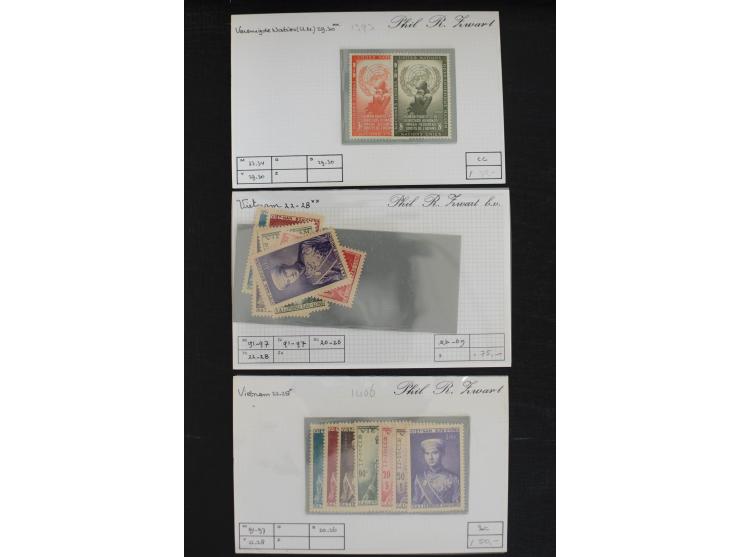 1870/1950 (ca.), kleine Partie besserer Werte und kpl. Ausgaben, viel Lateinamerike, u.a. Mexico Mi. 690 (2) und 698