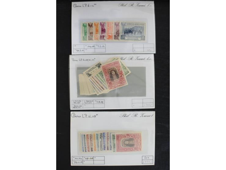 1870/1950 (ca.), kleine Partie besserer Werte und kpl. Ausgaben, viel Lateinamerike, u.a. Mexico Mi. 690 (2) und 698