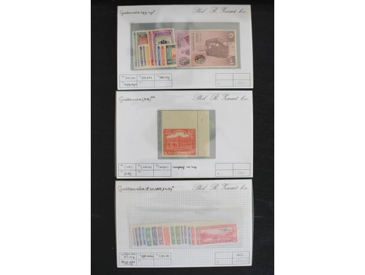 1870/1950 (ca.), kleine Partie besserer Werte und kpl. Ausgaben, viel Lateinamerike, u.a. Mexico Mi. 690 (2) und 698