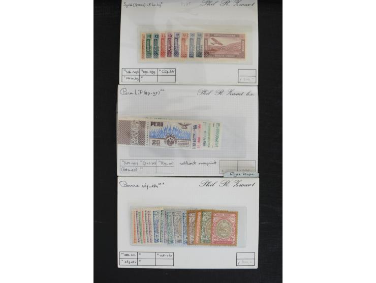 1870/1950 (ca.), kleine Partie besserer Werte und kpl. Ausgaben, viel Lateinamerike, u.a. Mexico Mi. 690 (2) und 698