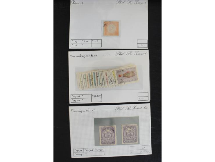 1870/1950 (ca.), kleine Partie besserer Werte und kpl. Ausgaben, viel Lateinamerike, u.a. Mexico Mi. 690 (2) und 698