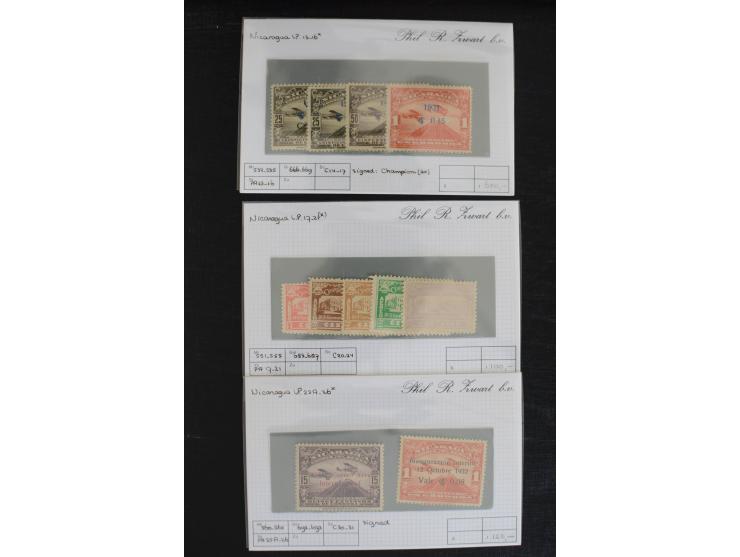 1870/1950 (ca.), kleine Partie besserer Werte und kpl. Ausgaben, viel Lateinamerike, u.a. Mexico Mi. 690 (2) und 698