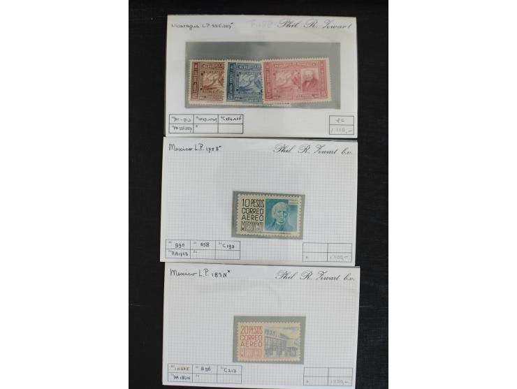 1870/1950 (ca.), kleine Partie besserer Werte und kpl. Ausgaben, viel Lateinamerike, u.a. Mexico Mi. 690 (2) und 698