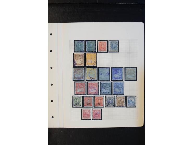 1856/1936, schöne gestempelte Sammlung, dabei Argentinien mit Buenos Aires Mi.-Nr. 2, 5, 7, 9(3) und 11 gestempelt, außerdem 