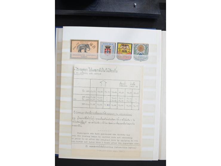 1883/1985 (ca.), postfrischer, ungebrauchter und gestempelter Bestand China, Japan, Korea und Thailand im Einsteckbuch
