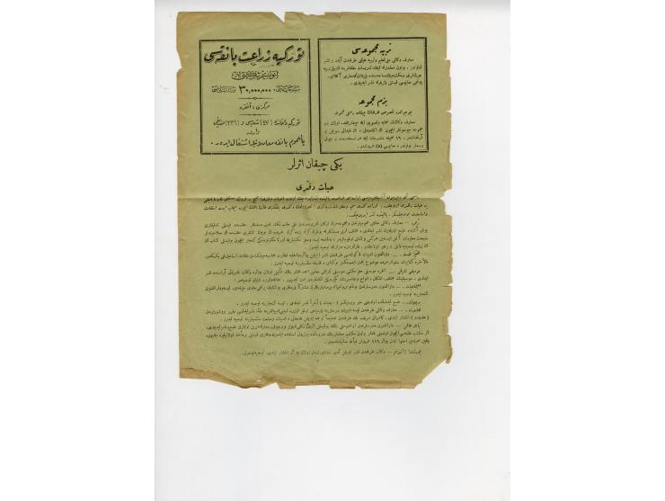LEVANTE: 1891/1916, interessante Sammlung von Briefen und Karten, dabei auch Marine-Schiffspost, etwas unterschiedliche Erhal
