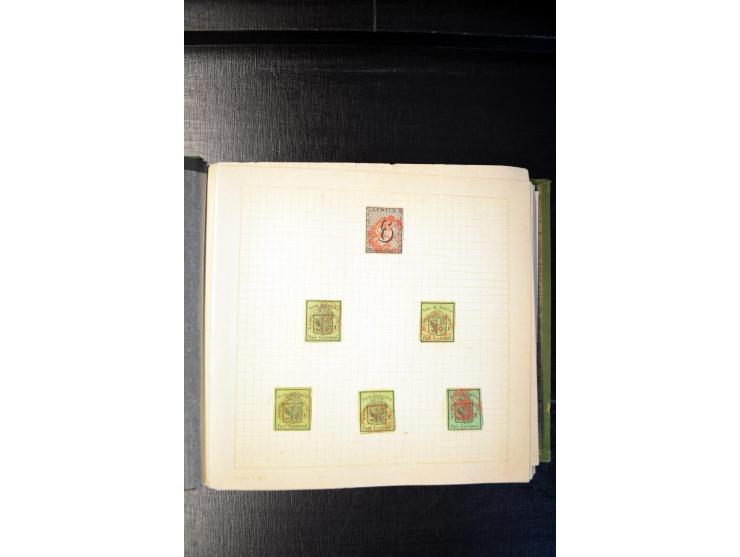 1840/1905 (ca.), sehr schöen und hochwertige fast ausnahmslos gestempelte Sammlung, dabei Belgien Mi.-Nr. 1-2, Frankreich Mi.