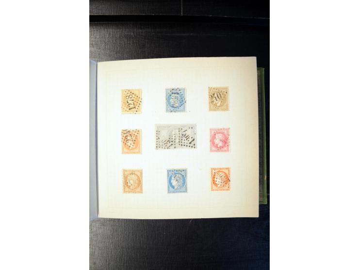 1840/1905 (ca.), sehr schöen und hochwertige fast ausnahmslos gestempelte Sammlung, dabei Belgien Mi.-Nr. 1-2, Frankreich Mi.