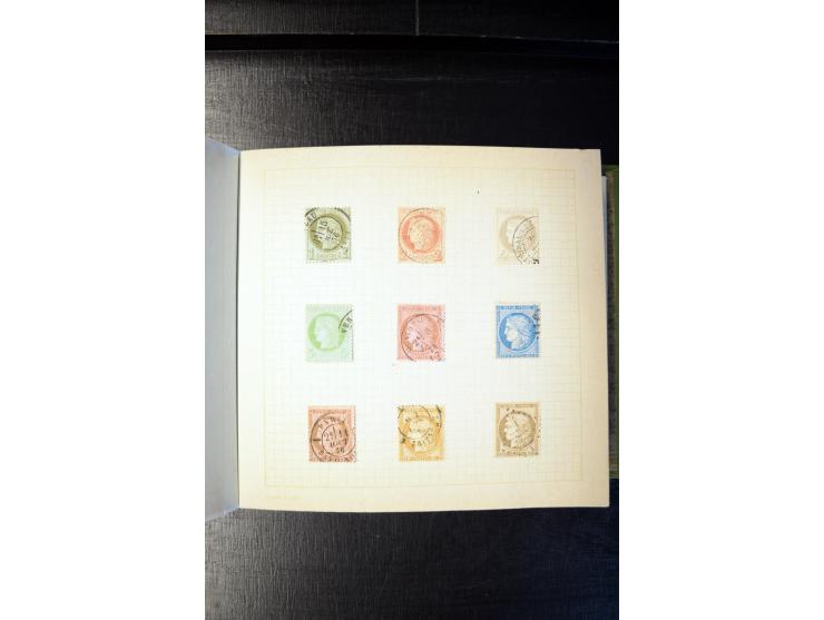1840/1905 (ca.), sehr schöen und hochwertige fast ausnahmslos gestempelte Sammlung, dabei Belgien Mi.-Nr. 1-2, Frankreich Mi.