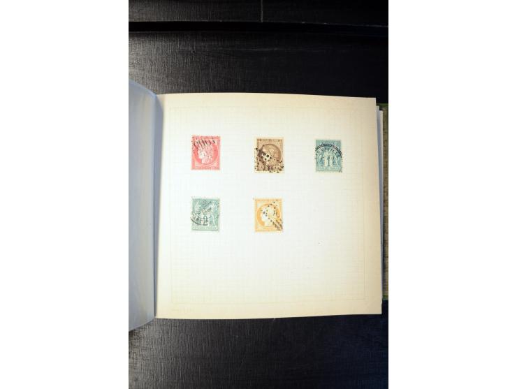 1840/1905 (ca.), sehr schöen und hochwertige fast ausnahmslos gestempelte Sammlung, dabei Belgien Mi.-Nr. 1-2, Frankreich Mi.