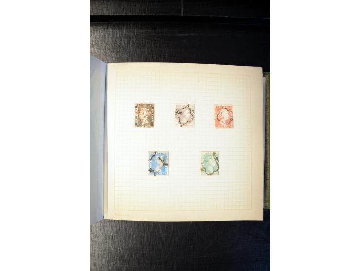 1840/1905 (ca.), sehr schöen und hochwertige fast ausnahmslos gestempelte Sammlung, dabei Belgien Mi.-Nr. 1-2, Frankreich Mi.