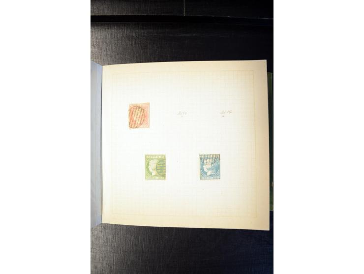 1840/1905 (ca.), sehr schöen und hochwertige fast ausnahmslos gestempelte Sammlung, dabei Belgien Mi.-Nr. 1-2, Frankreich Mi.