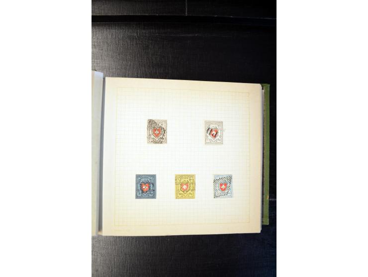 1840/1905 (ca.), sehr schöen und hochwertige fast ausnahmslos gestempelte Sammlung, dabei Belgien Mi.-Nr. 1-2, Frankreich Mi.
