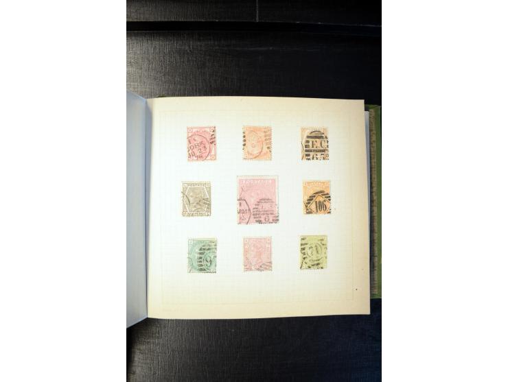 1840/1905 (ca.), sehr schöen und hochwertige fast ausnahmslos gestempelte Sammlung, dabei Belgien Mi.-Nr. 1-2, Frankreich Mi.