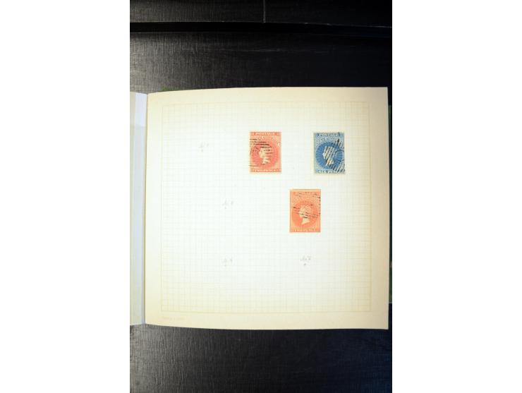 1840/1905 (ca.), sehr schöen und hochwertige fast ausnahmslos gestempelte Sammlung, dabei Belgien Mi.-Nr. 1-2, Frankreich Mi.