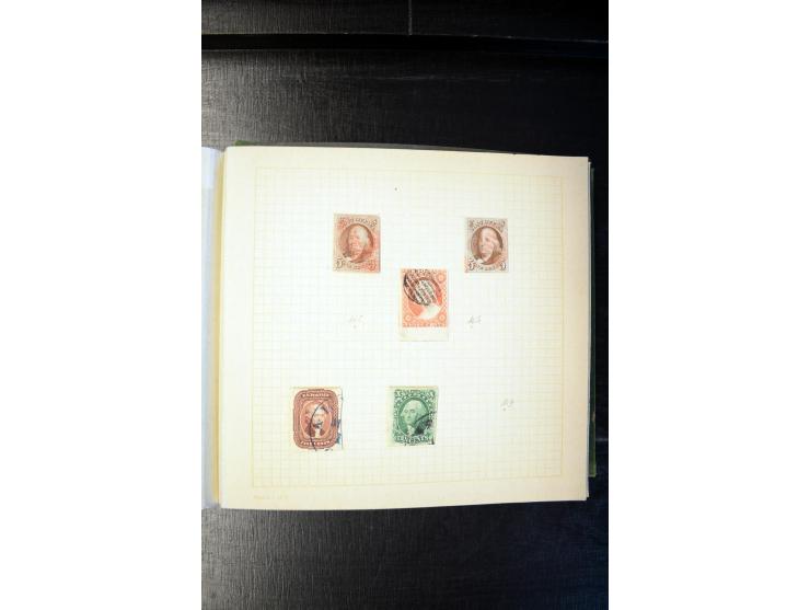 1840/1905 (ca.), sehr schöen und hochwertige fast ausnahmslos gestempelte Sammlung, dabei Belgien Mi.-Nr. 1-2, Frankreich Mi.