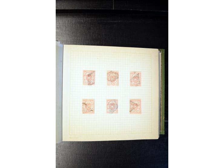 1840/1905 (ca.), sehr schöen und hochwertige fast ausnahmslos gestempelte Sammlung, dabei Belgien Mi.-Nr. 1-2, Frankreich Mi.