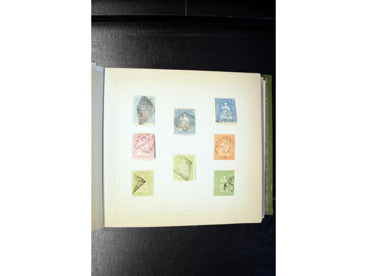 1840/1905 (ca.), sehr schöen und hochwertige fast ausnahmslos gestempelte Sammlung, dabei Belgien Mi.-Nr. 1-2, Frankreich Mi.