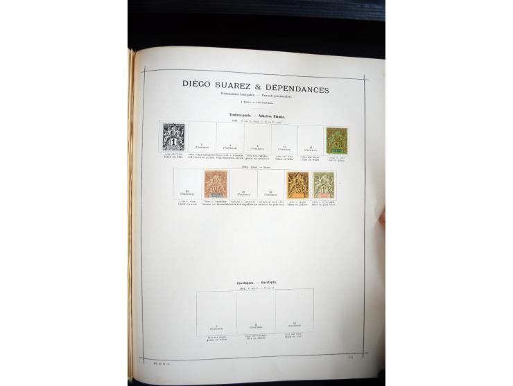 1840/1900, sehr schöne ungebrauchte und gestempelte Sammlung in zwei alten "Senf-Alben", dabei viele bessere Werte, u.a. Groß