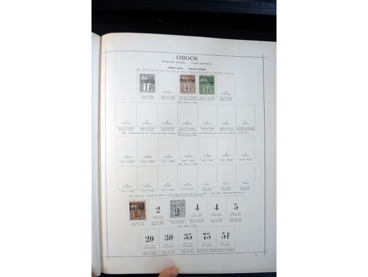 1840/1900, sehr schöne ungebrauchte und gestempelte Sammlung in zwei alten "Senf-Alben", dabei viele bessere Werte, u.a. Groß