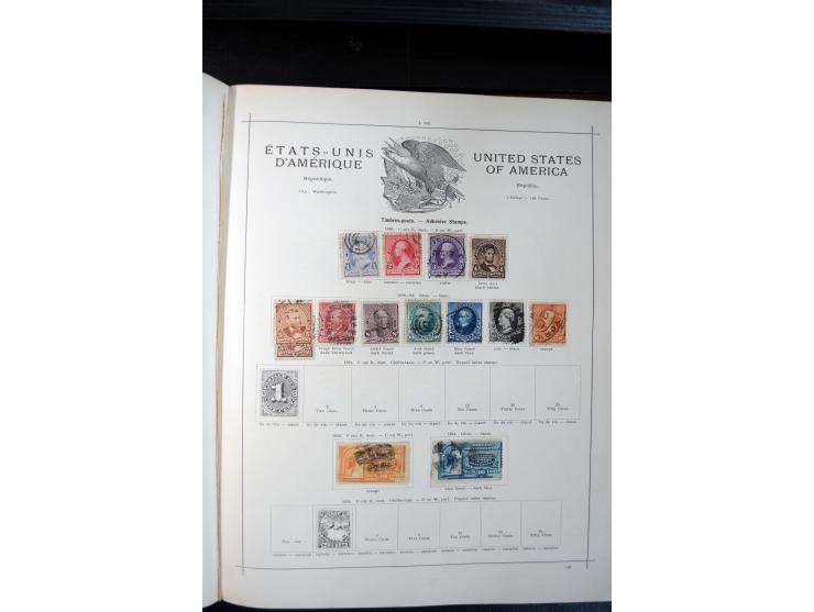 1840/1900, sehr schöne ungebrauchte und gestempelte Sammlung in zwei alten "Senf-Alben", dabei viele bessere Werte, u.a. Groß