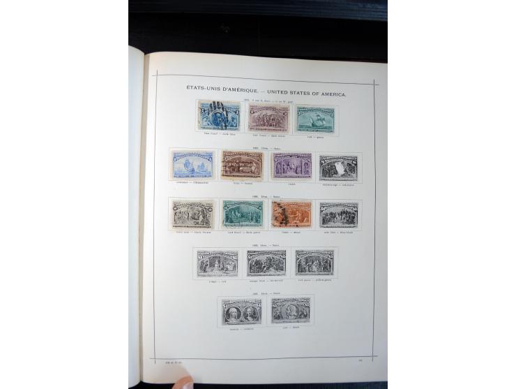 1840/1900, sehr schöne ungebrauchte und gestempelte Sammlung in zwei alten "Senf-Alben", dabei viele bessere Werte, u.a. Groß