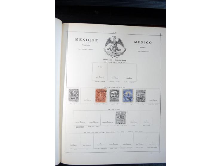 1840/1900, sehr schöne ungebrauchte und gestempelte Sammlung in zwei alten "Senf-Alben", dabei viele bessere Werte, u.a. Groß