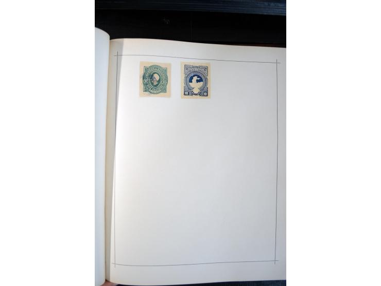1840/1900, sehr schöne ungebrauchte und gestempelte Sammlung in zwei alten "Senf-Alben", dabei viele bessere Werte, u.a. Groß