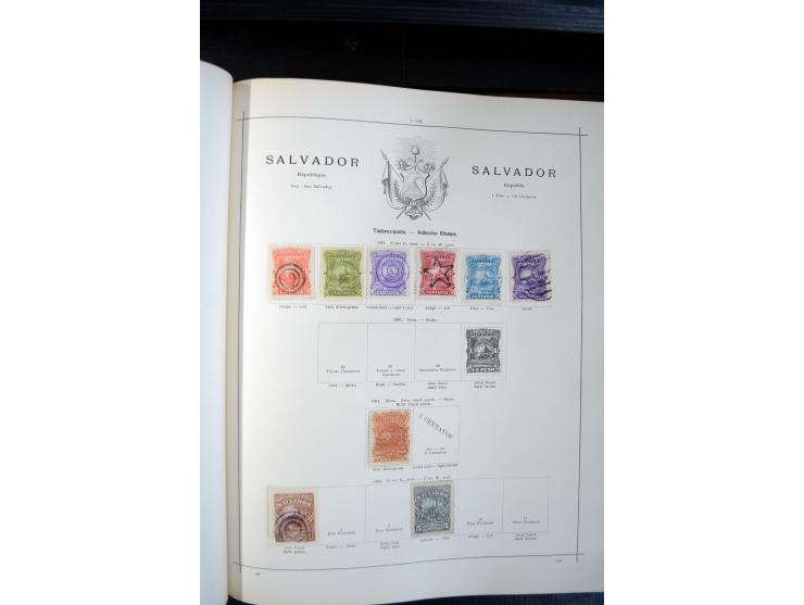 1840/1900, sehr schöne ungebrauchte und gestempelte Sammlung in zwei alten "Senf-Alben", dabei viele bessere Werte, u.a. Groß
