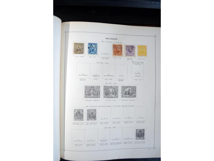 1840/1900, sehr schöne ungebrauchte und gestempelte Sammlung in zwei alten "Senf-Alben", dabei viele bessere Werte, u.a. Groß