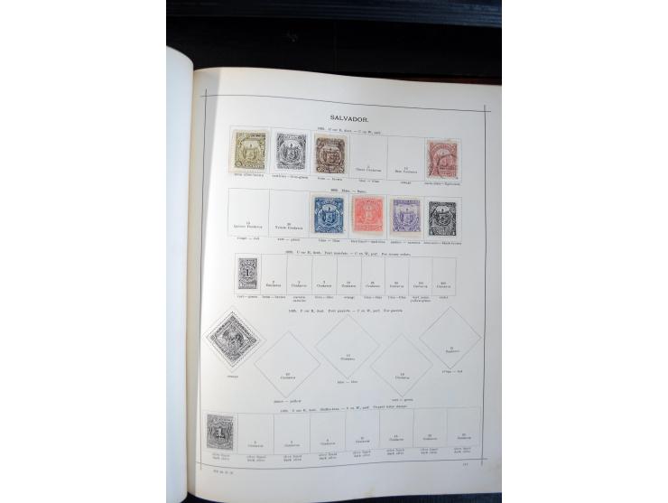 1840/1900, sehr schöne ungebrauchte und gestempelte Sammlung in zwei alten "Senf-Alben", dabei viele bessere Werte, u.a. Groß